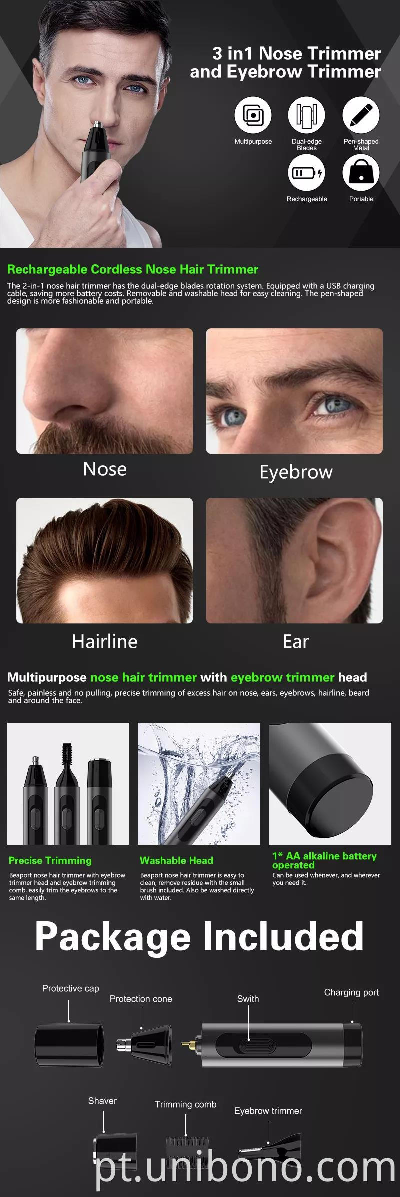 Ear and Nose Hair Trimmer-7111